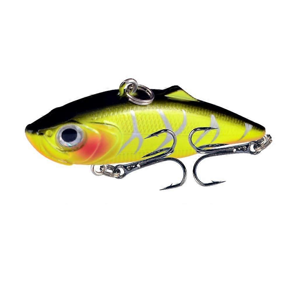 1pc Vibration bait 6cm 11g long cast rattle bait artificial wobbler plastic hard bait all float carp tackle (Color : 3, Size : 6cm 11g)