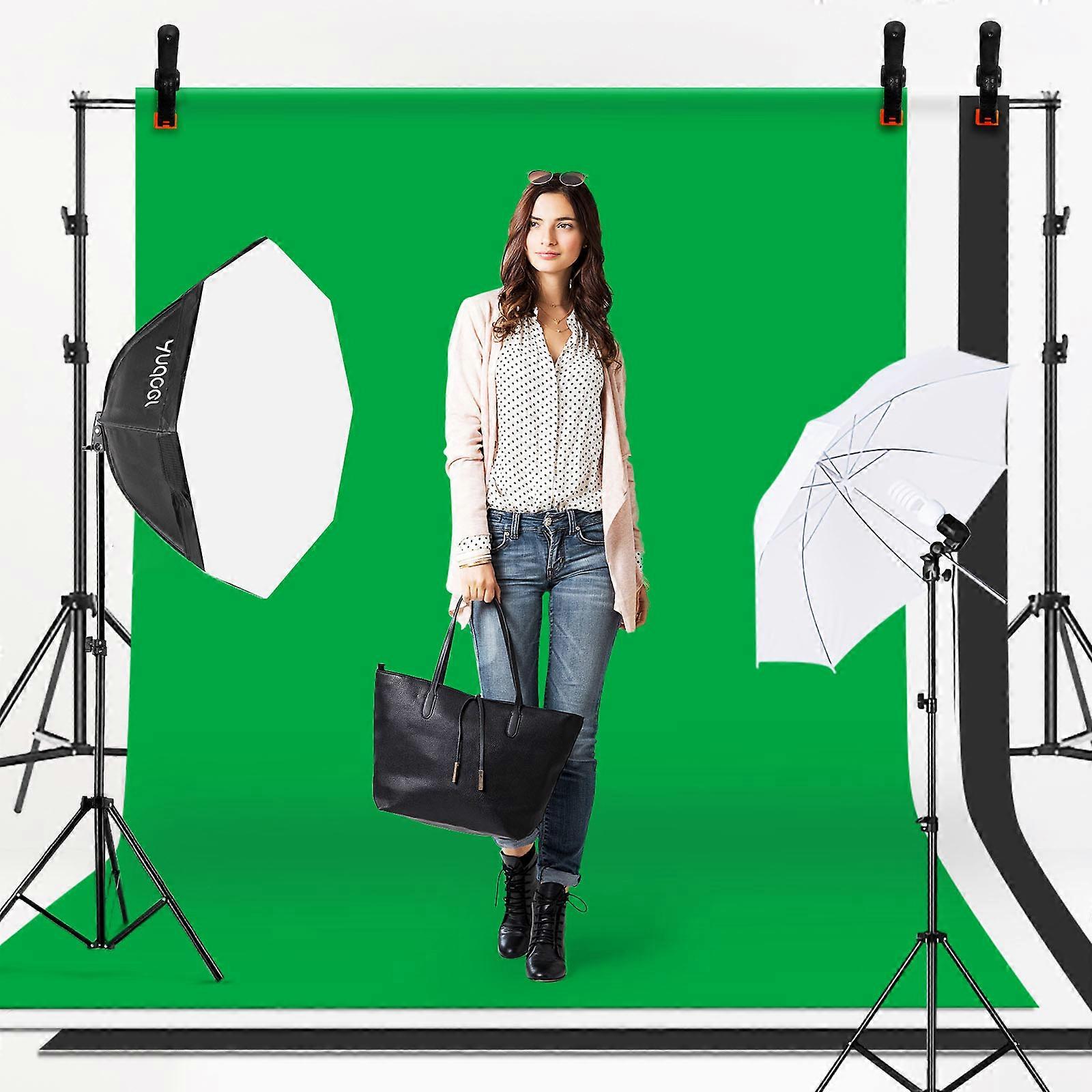 Andoer Studio Light Kit: Softbox, Umbrella, LED Bulbs, Backdrops & Stands - Complete Set