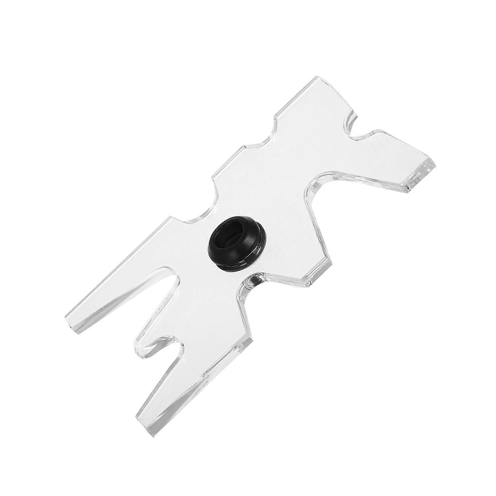 Support de rangement de queue de billard en acrylique transparent Conception stable pour un usage professionnel 1Set