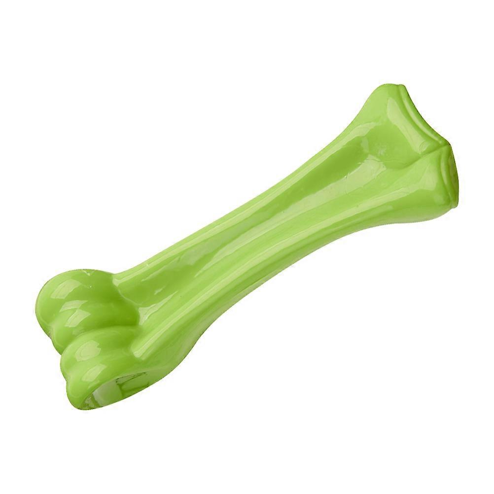 Nylon Bone Shaped Molar Toy for Pet in Light Green Color Great for Interactive Play and Dental Care