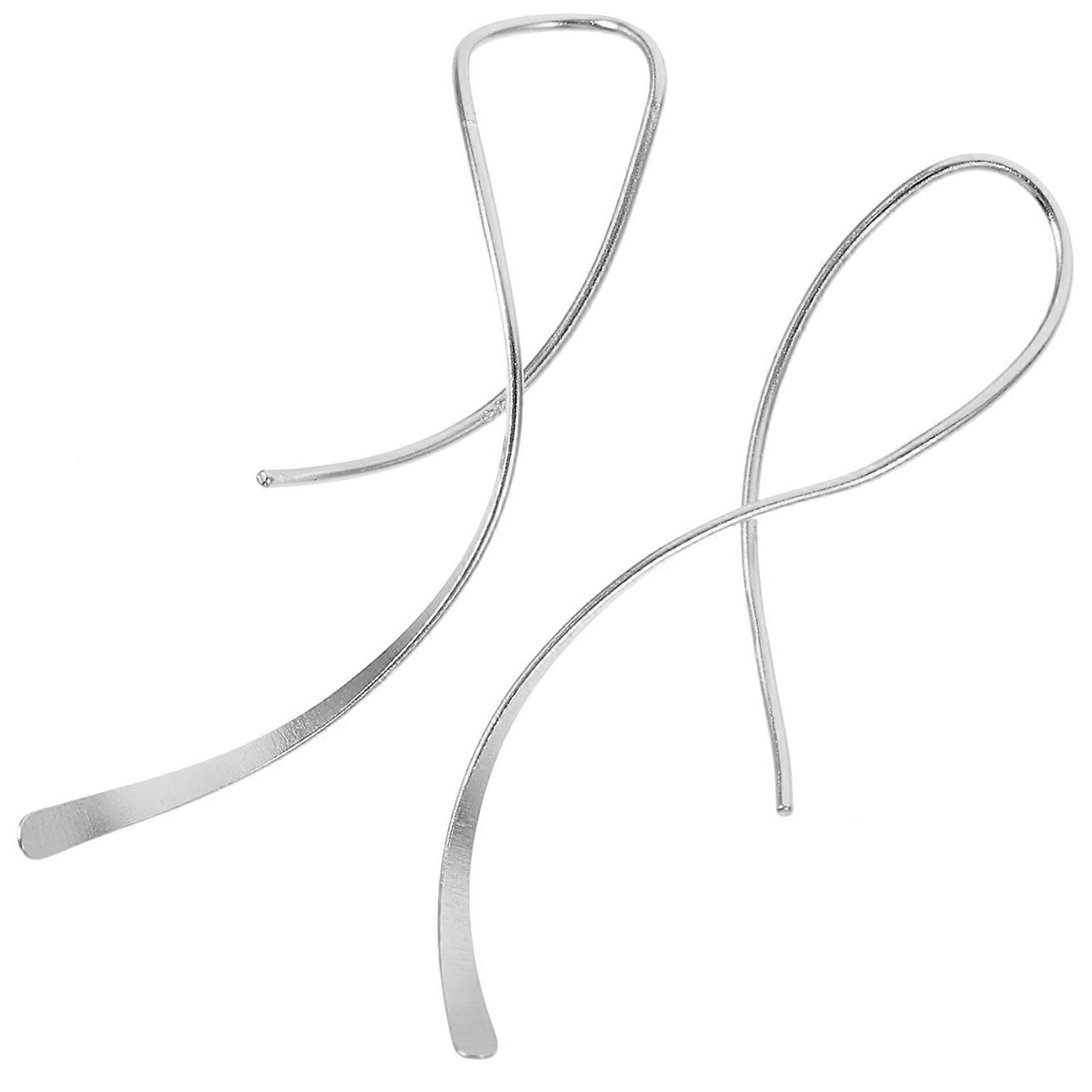 Line Earrings Geometric Dangle Drop Earring Women Fashionable Versatile 1 Pair