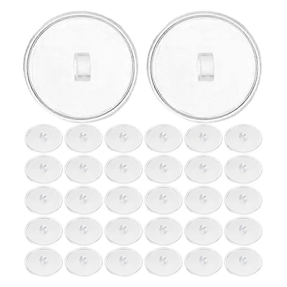Self-Adhesive Ceiling Hanging Hooks No-Drill Strong Adhesion Transparent 50Pack