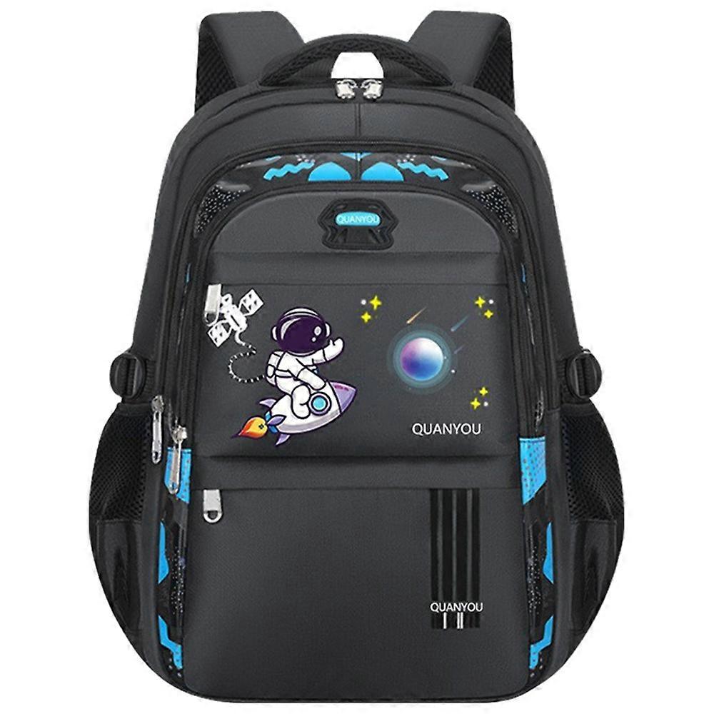 Waterproof Kids Backpack Astronaut Pattern Children School Bag for Boys,Size S