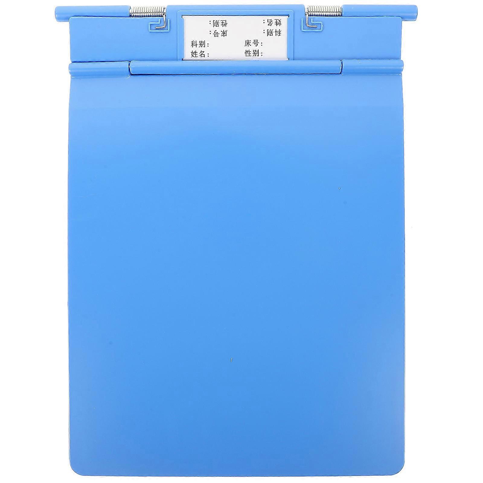 Appunti di stoccaggio in plastica Appunti infermieristici Clip Board per infermiere Materiale ABS Uso clinico 1 pz