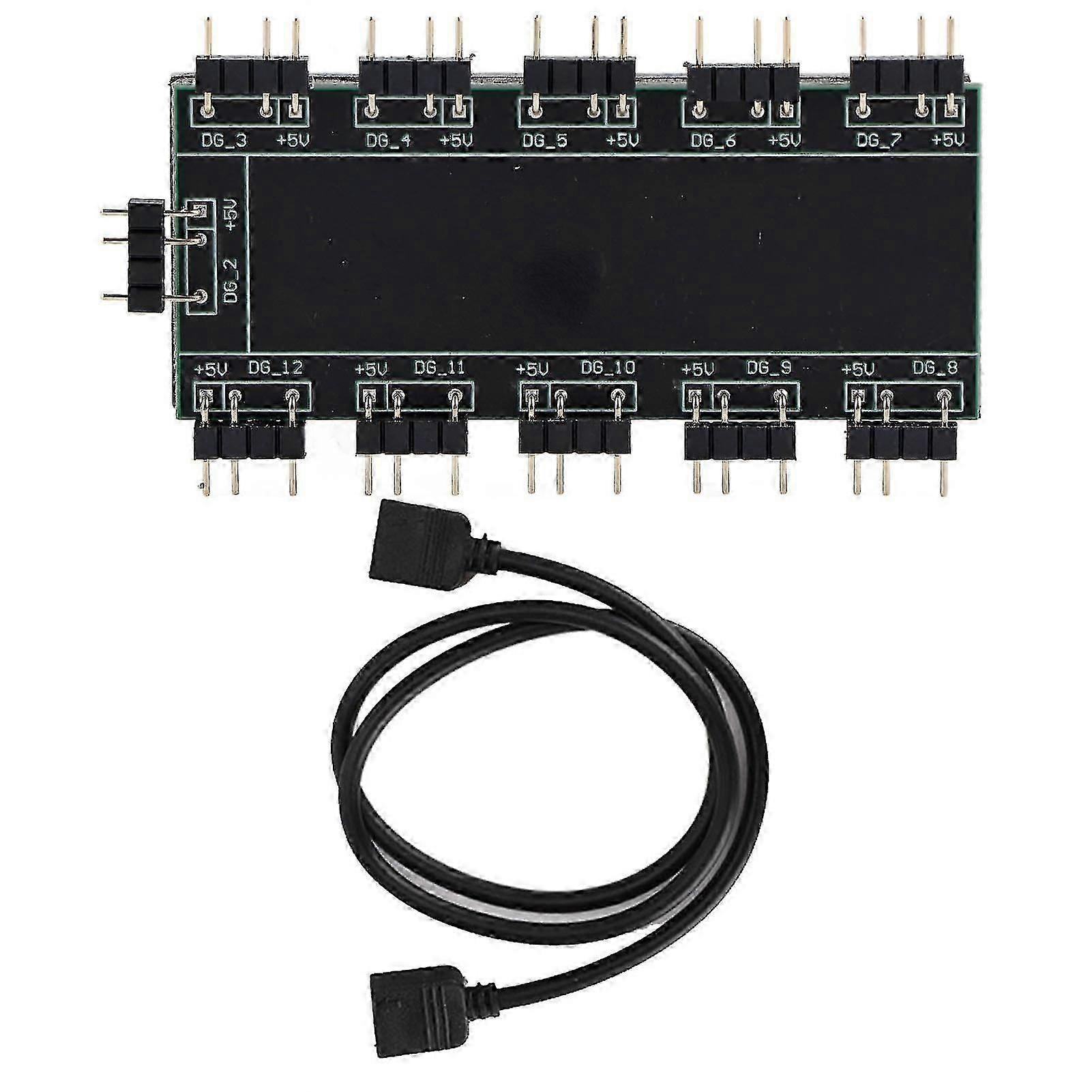 RGB Hub, Bilgisayar 10 Kanallı RGB Hub Bilgisayar Aksesuarları PCRGB Hub Geleceğe Hazır Tasarım