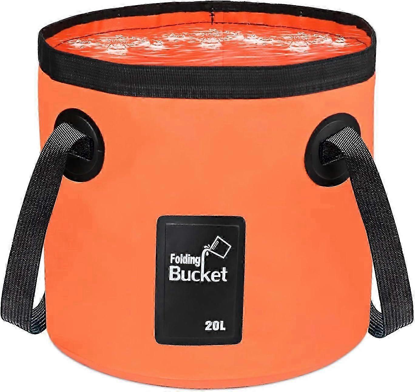 20L Collapsible Water Bucket - Space-Saving Portable