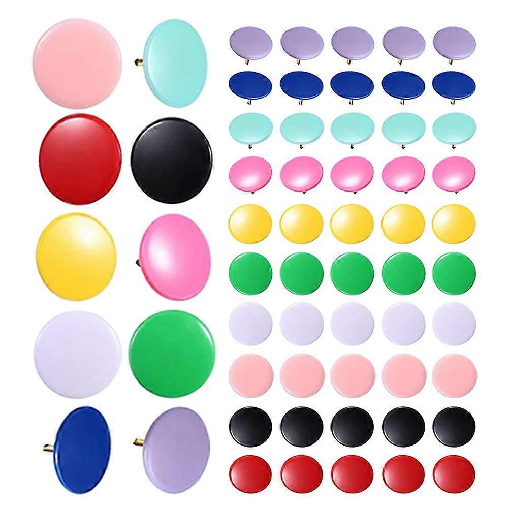 Push Pins For Pictures Heavy Duty Thumb Tacks Assorted Color Round Flat Head Wall 300Pcs