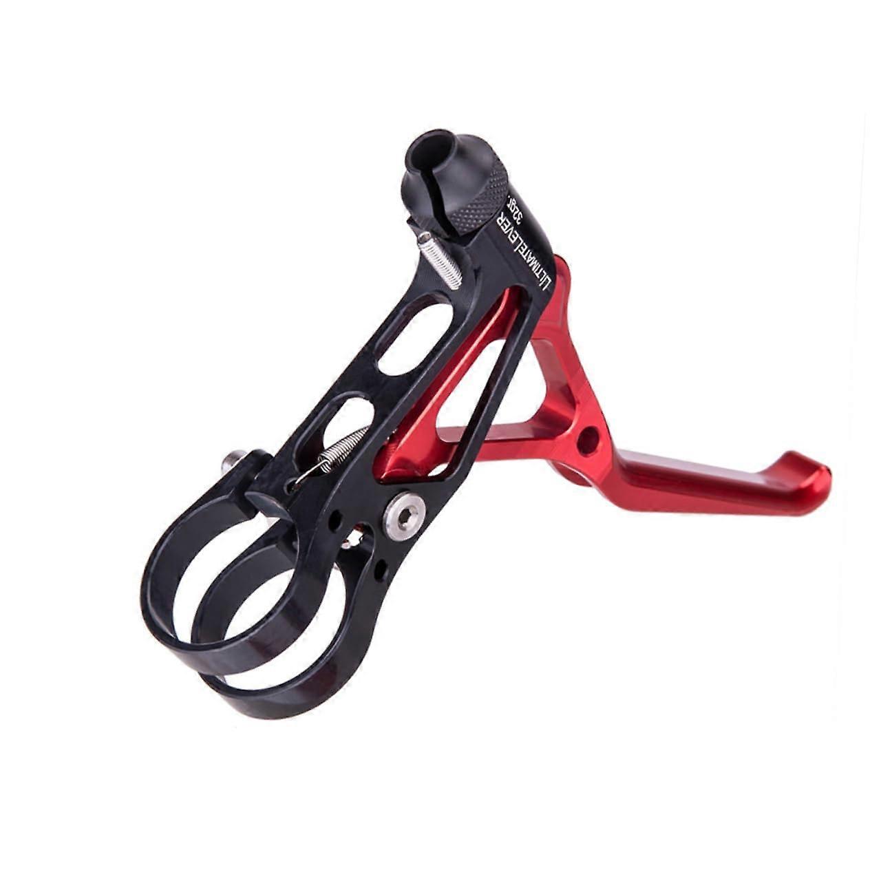 1 Pair Aluminum Alloy Brake Levers Ultralight CNC Brake Handle for Bicycles Ergonomic Design for Adults and Red for Safe Riding