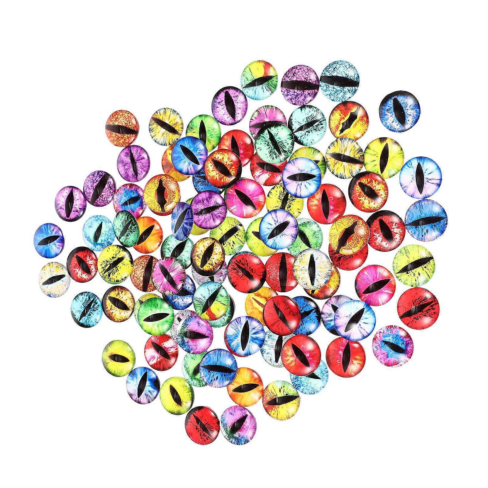 Glass Doll Eyes Diy Crafts Mixed Style Children 100Pcs