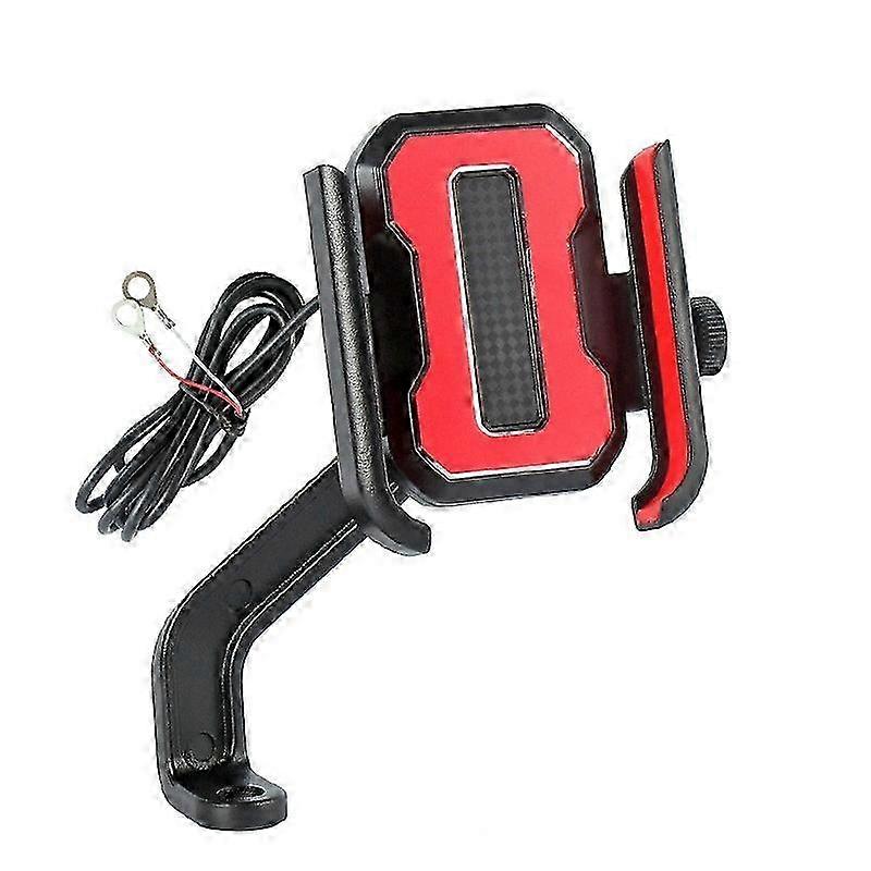 Type B A19-1 Motorcycle Rearview Mirror Metal Mobile Phone Holder Bracket