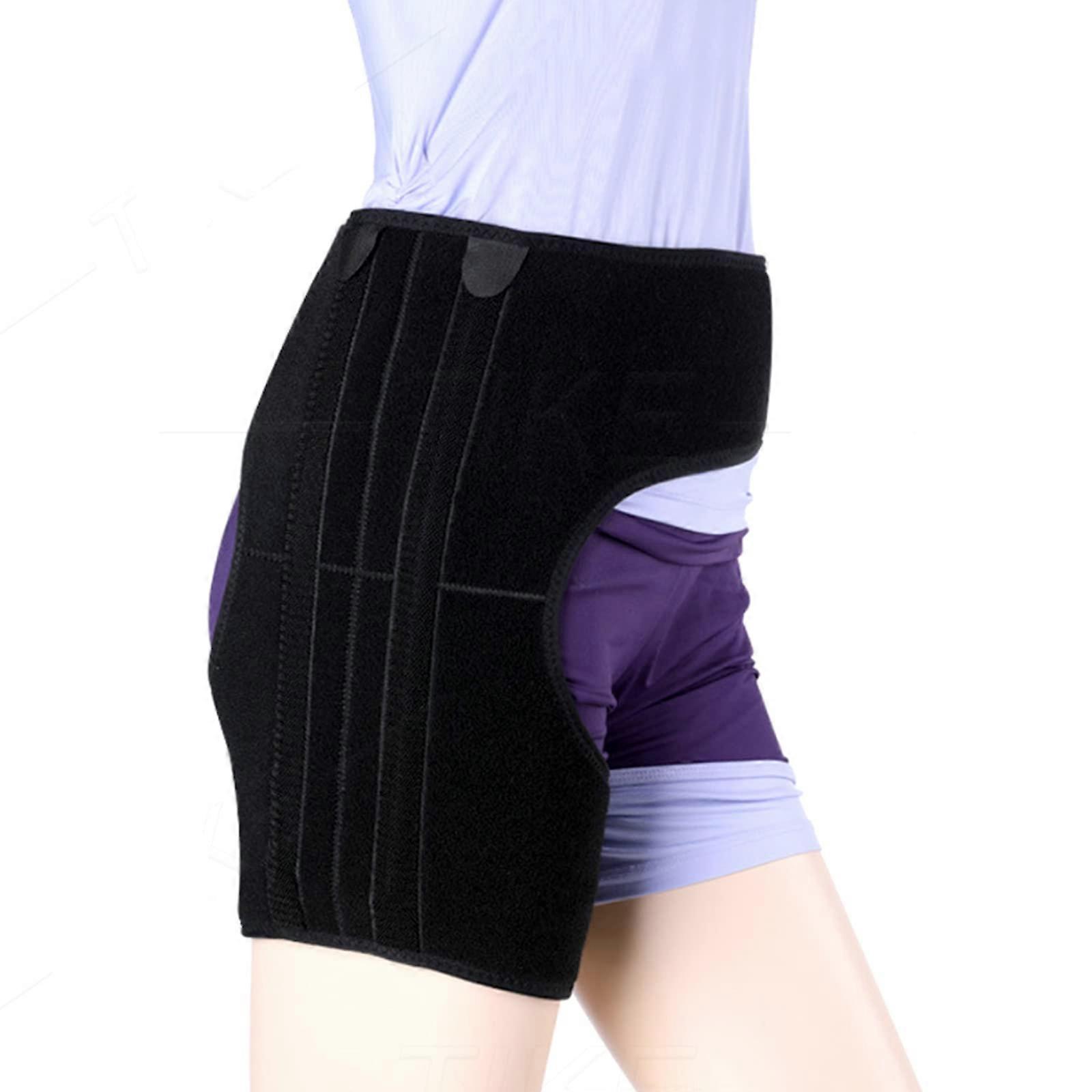 Hip Brace, Sciatica Pain Relief, Thigh Hamstring, Compression Support, Wrap Stabilizer for Groin Arthritis, Bursitis, Sciatic Nerve Pain for Unisex, L