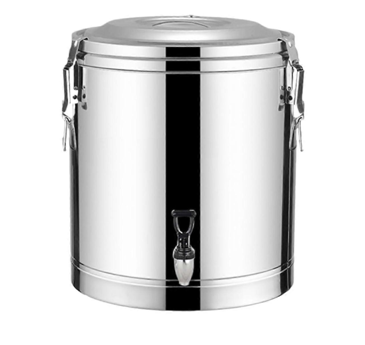 Stainless Steel Insulated Barrel 30L for Hot and Cold Liquid Storage for Outdoor Events and Parties