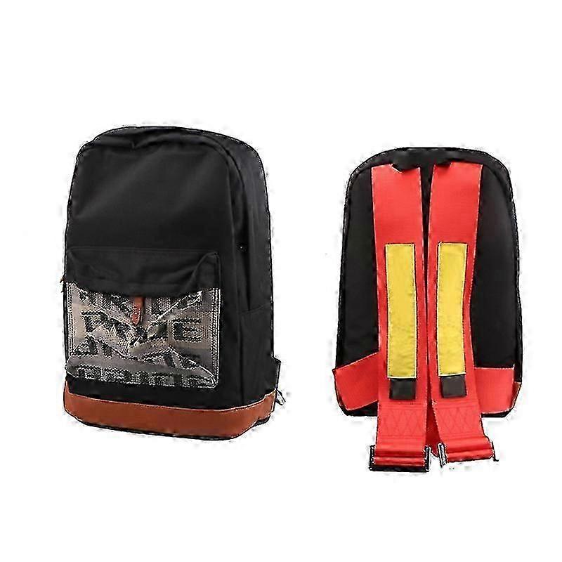 Universal Car Seatbelt Fabric Backpack with Racing Harness Shoulder Straps