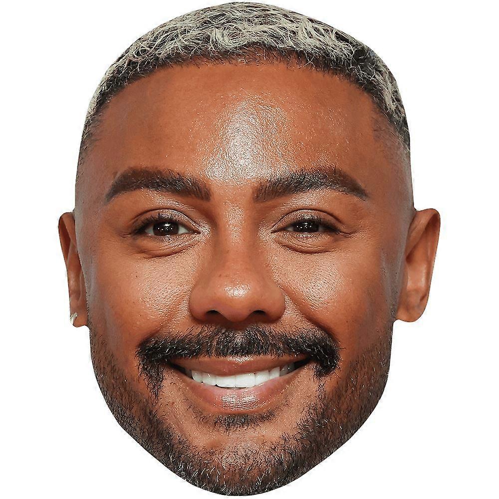 Marcus Collins (Beard) Celebrity Mask, Flat Card Face