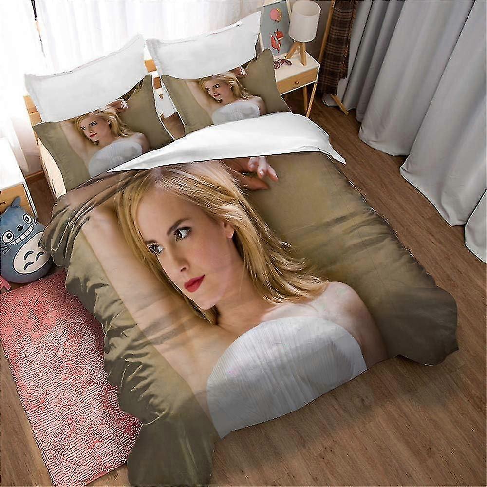 Conjunto de cama de microfibra, capa de edredão com 2 fronhas 50 x 75cm, adequado para determinadas marcas