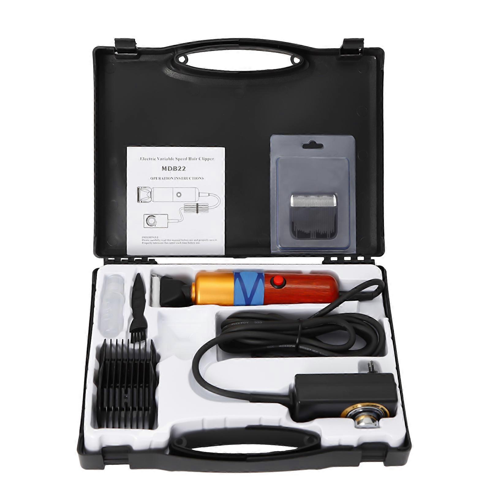 36W 220V Electric Variable Speed Hair Clipper with Toolbox, Suitable for Pet Grooming