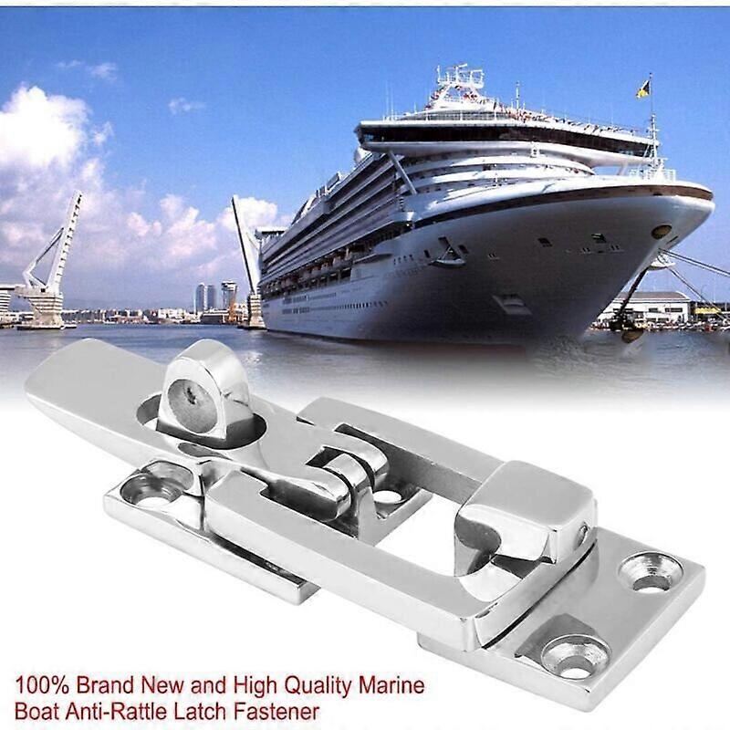 Marine Latch, Anti-Shock Latch for Doors & Cabinets, Durable & Secure