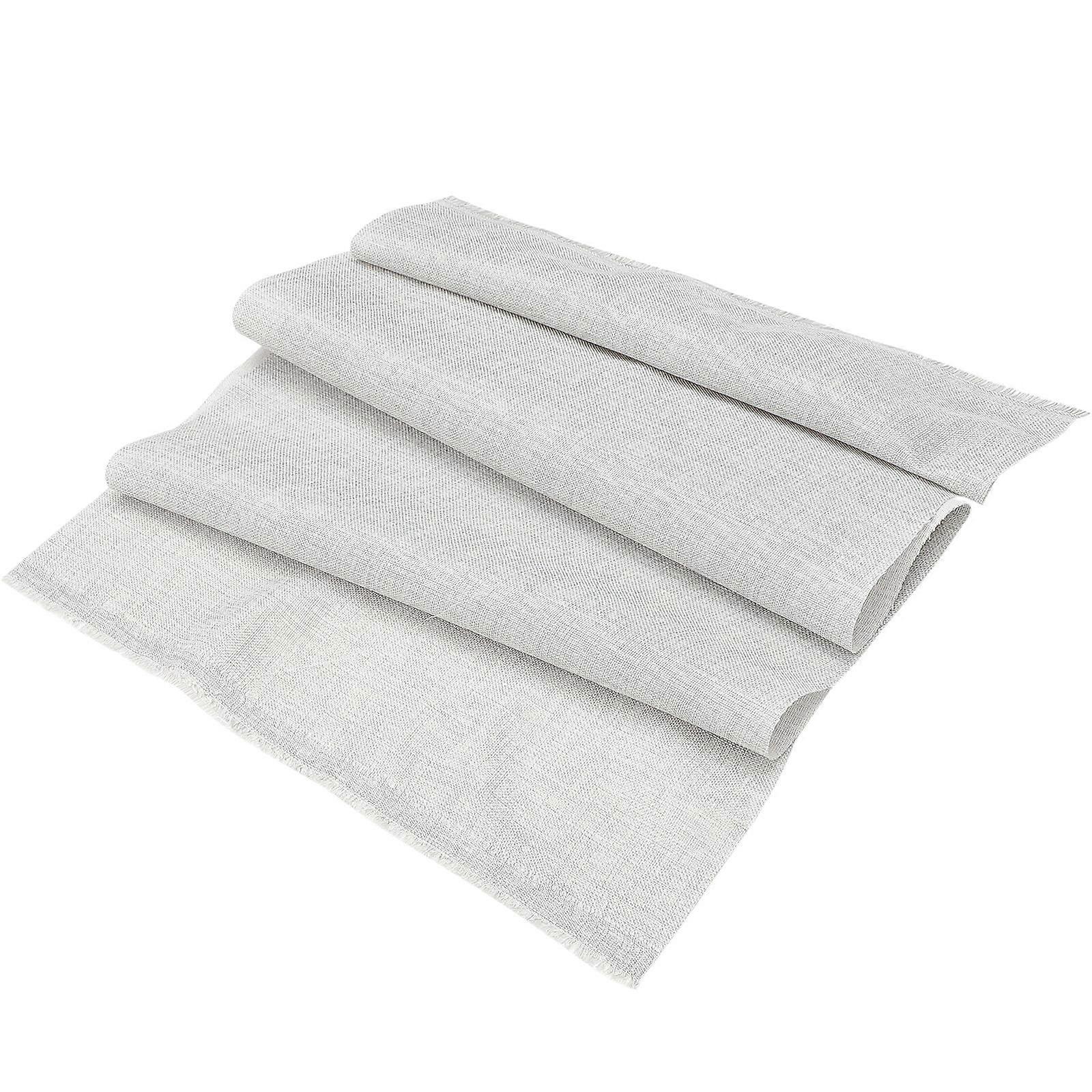 Stereo Speaker Net Cover Cloth Acoustic Fabric For Stage Performance Light Grey 146x55cm 1Pack