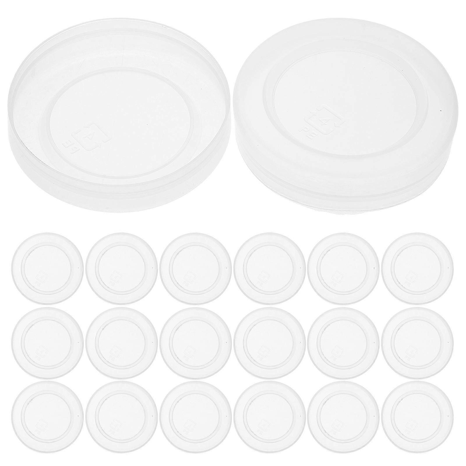 Reusable Bottle Caps Milk Jar Lids Home Use PE Leak-Proof 30Pcs