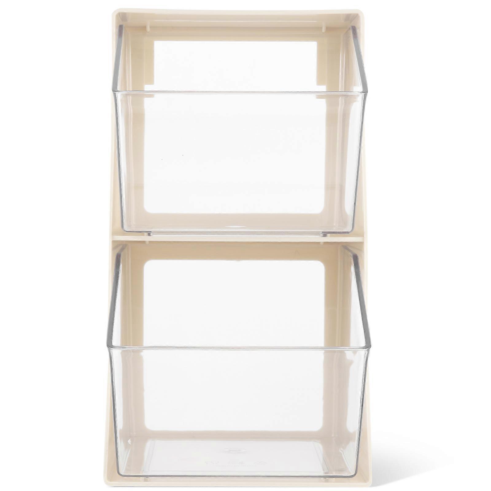 Tea Storage Organizer Multi-Layer Coffee Capsule Rack ABS Office Use 5.11X4.91X9.82In 1Set