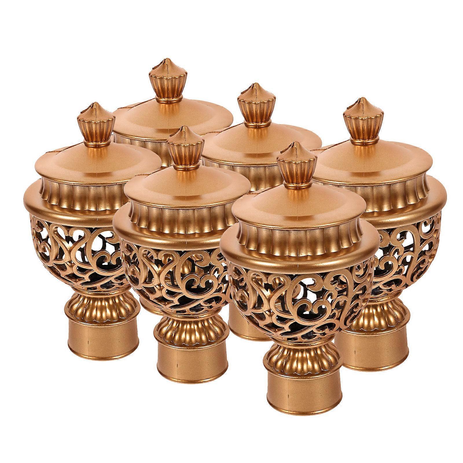 It seems you're referring to a product listing for **curtain rod end caps** or **finials**. Here's a refined and expanded version of the description