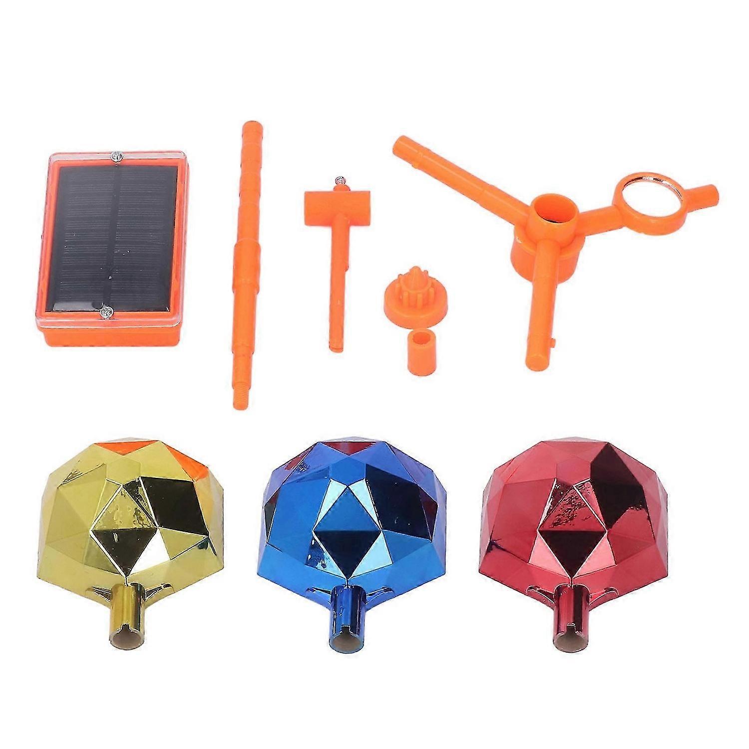 Sound Light Bird Repeller 360 Degree Light Reflection Large Volume Solar Sound Alarm Bird Deterrent Device