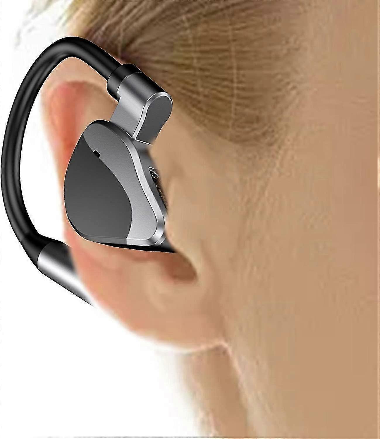 Single Wireless Earpiece  Touch-Sensitive Business Headset with V5.2 Bluetooth