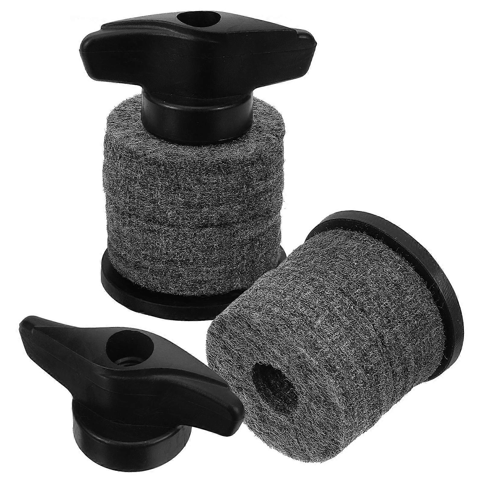 Percussion Stand Portable Drum Cymbal Clamp Set for Performance 2Sets
