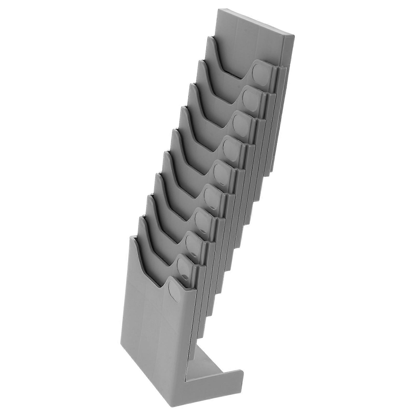 Card Display Rack Attendance Cards Shelf Holder For School 1Pcs