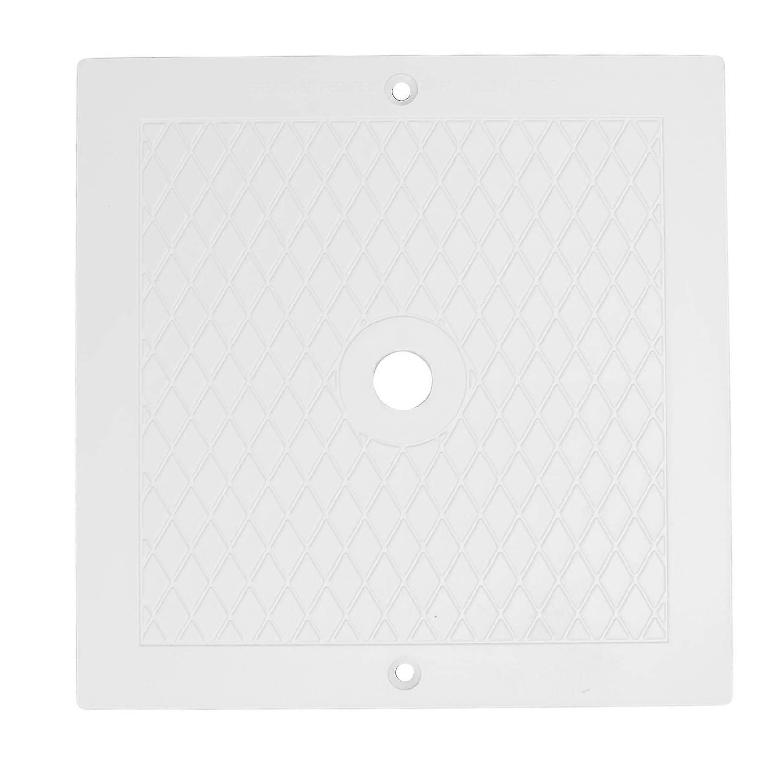 Square Pool Skimmer Cover Performance UV Inhibitors Easy Installation for Pool Maintenance Plastic 10 x 10 Inches