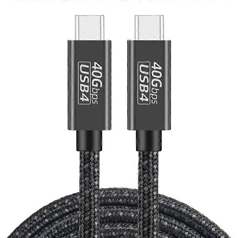 Type C USB4 Cable 8K Display, Fast Charging & Data Line Aluminum Alloy Plug