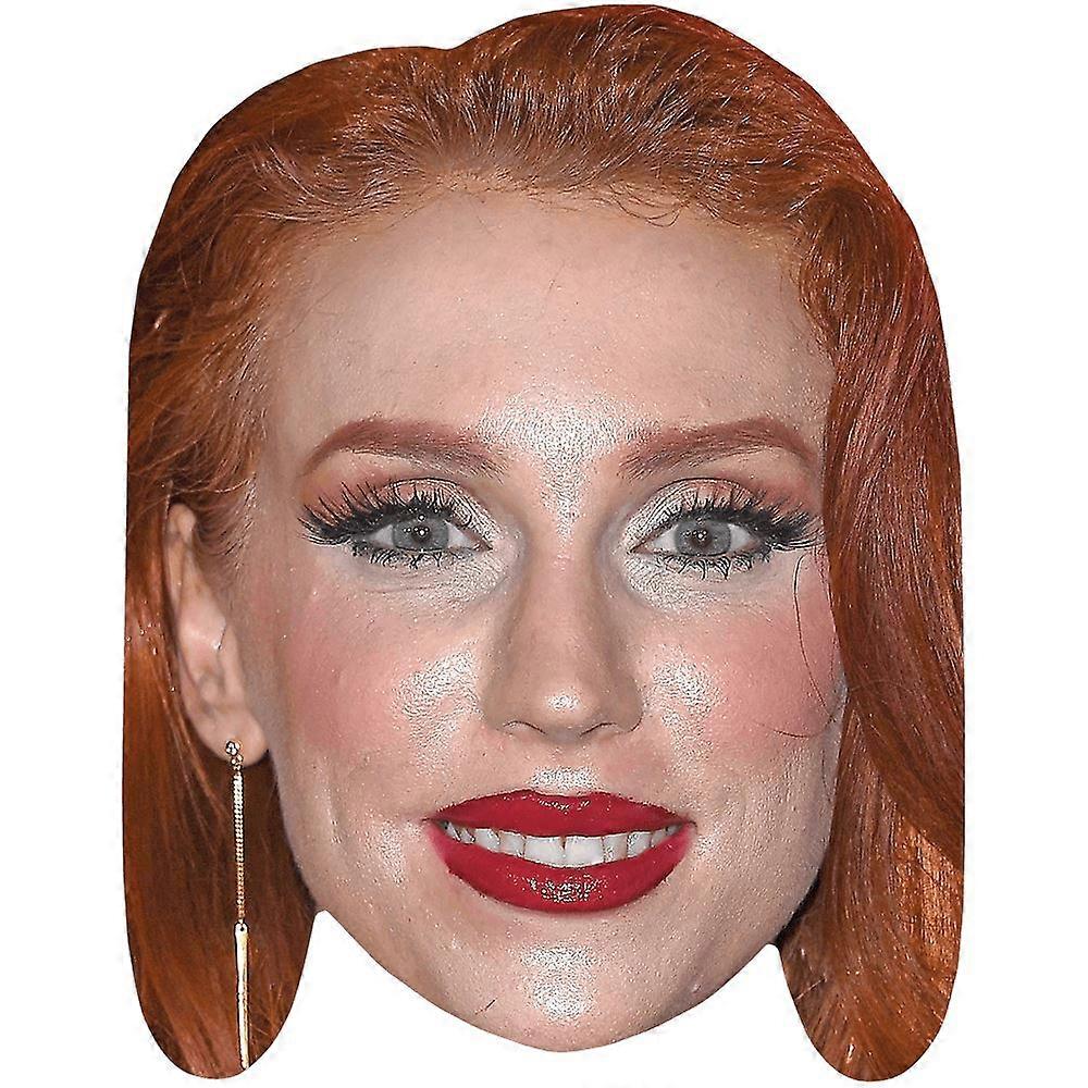 Grace McClung (Lipstick) Celebrity Mask, Flat Card Face