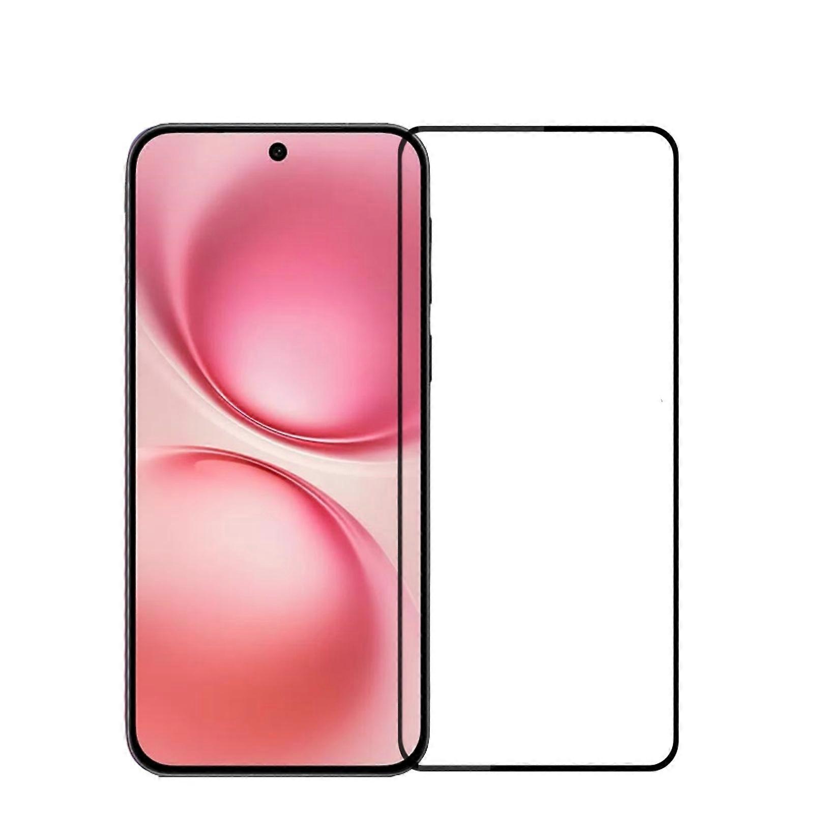 for vivo X200 5G強化ガラスフィルムPINWUYOJKシリーズ-2 9Hフルスクリーンプロテクターブラック