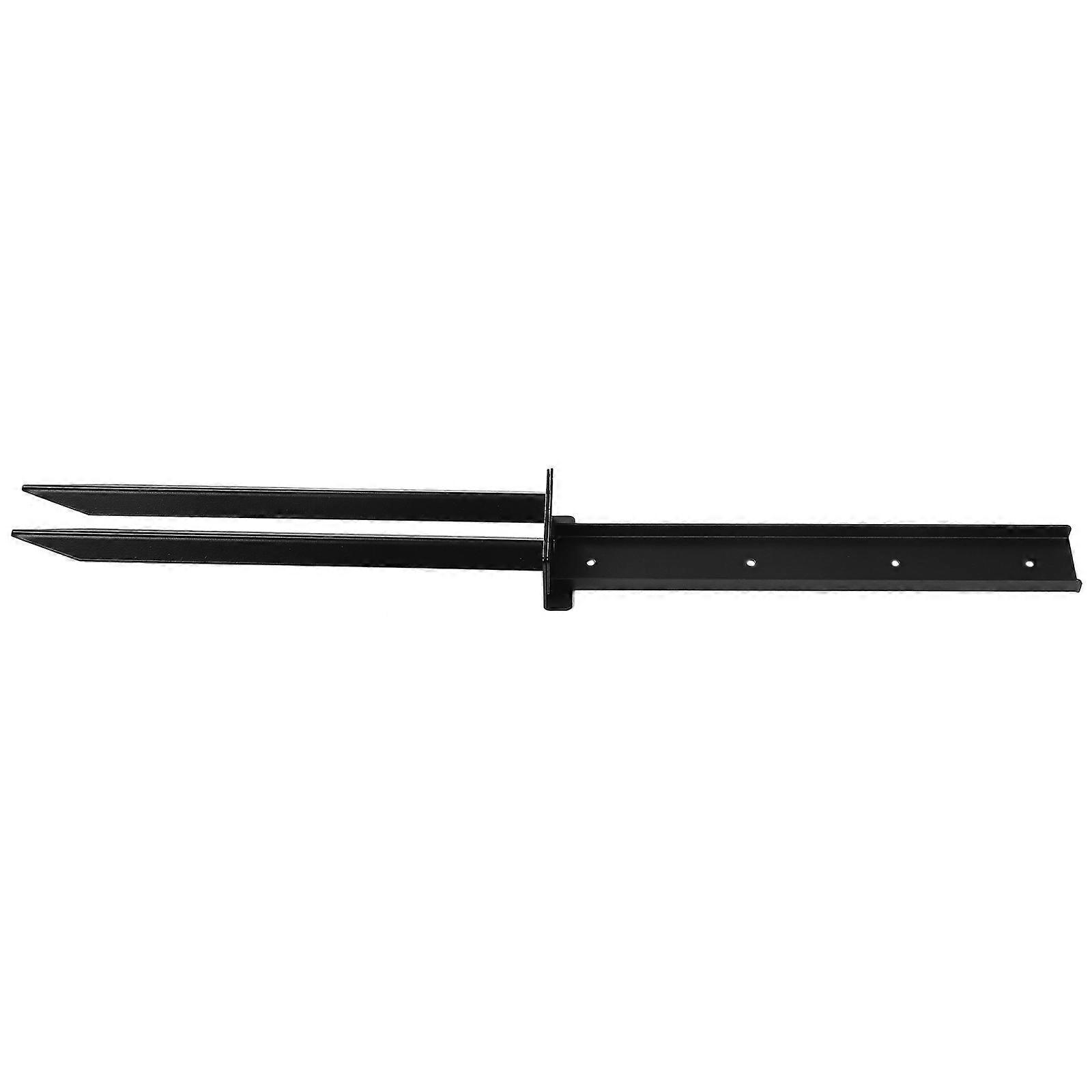 Fence Post Repair Stake Heavy Duty Metal Fixing Device Sleek Design For Homeowners 1Set