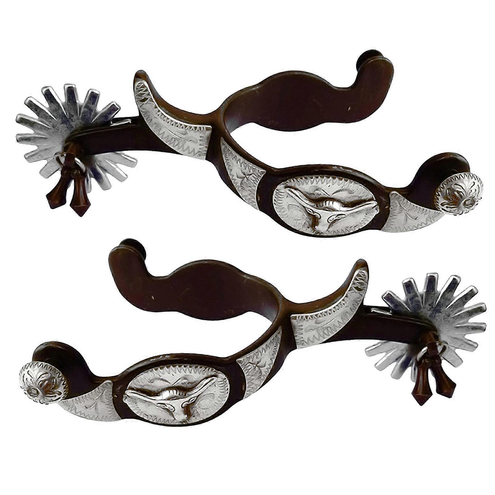 Μεταλλικό άλογο Spur Western Cowboy Horse Spur Horse Boot Spur Διακόσμηση για τους ιππείς Ψυχαγωγία ανταγωνισμού SP5106