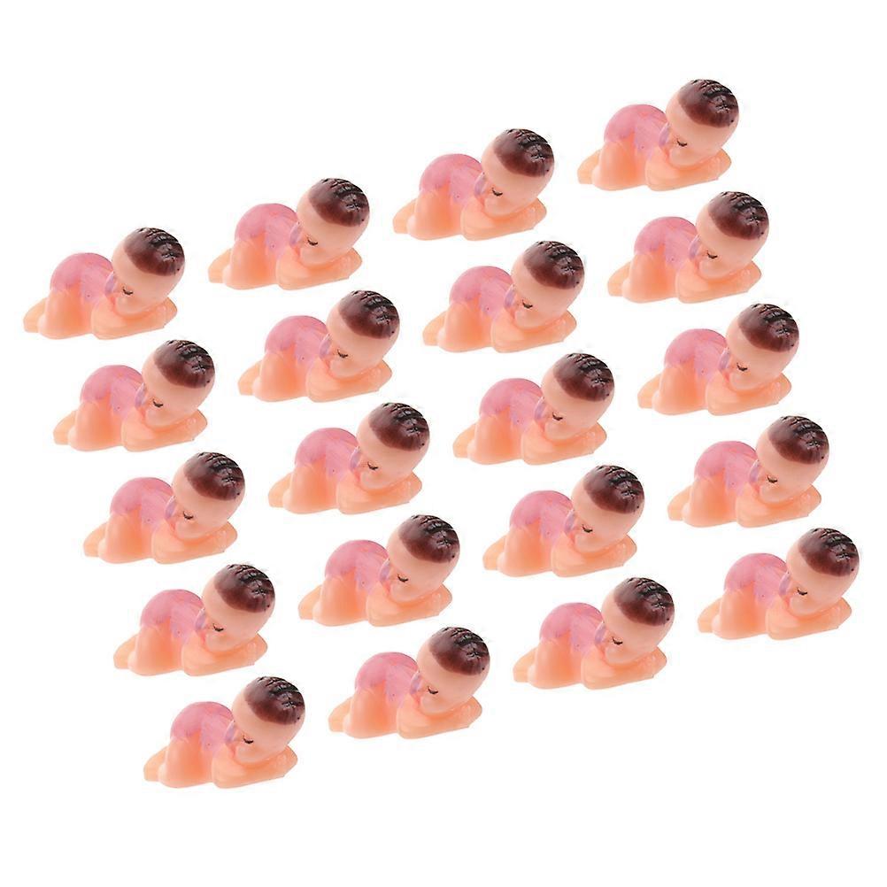 Here's a polished and professional product description for your **50pcs Plastic Figurines Adorable Sleeping Ornaments**:
**50pcs Plastic