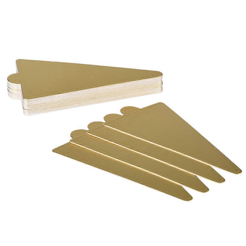 Golden Paper Cake Pads for Baking Use Sturdy and Strong Ideal for Presenting Average Sized Cakes 100 Pcs