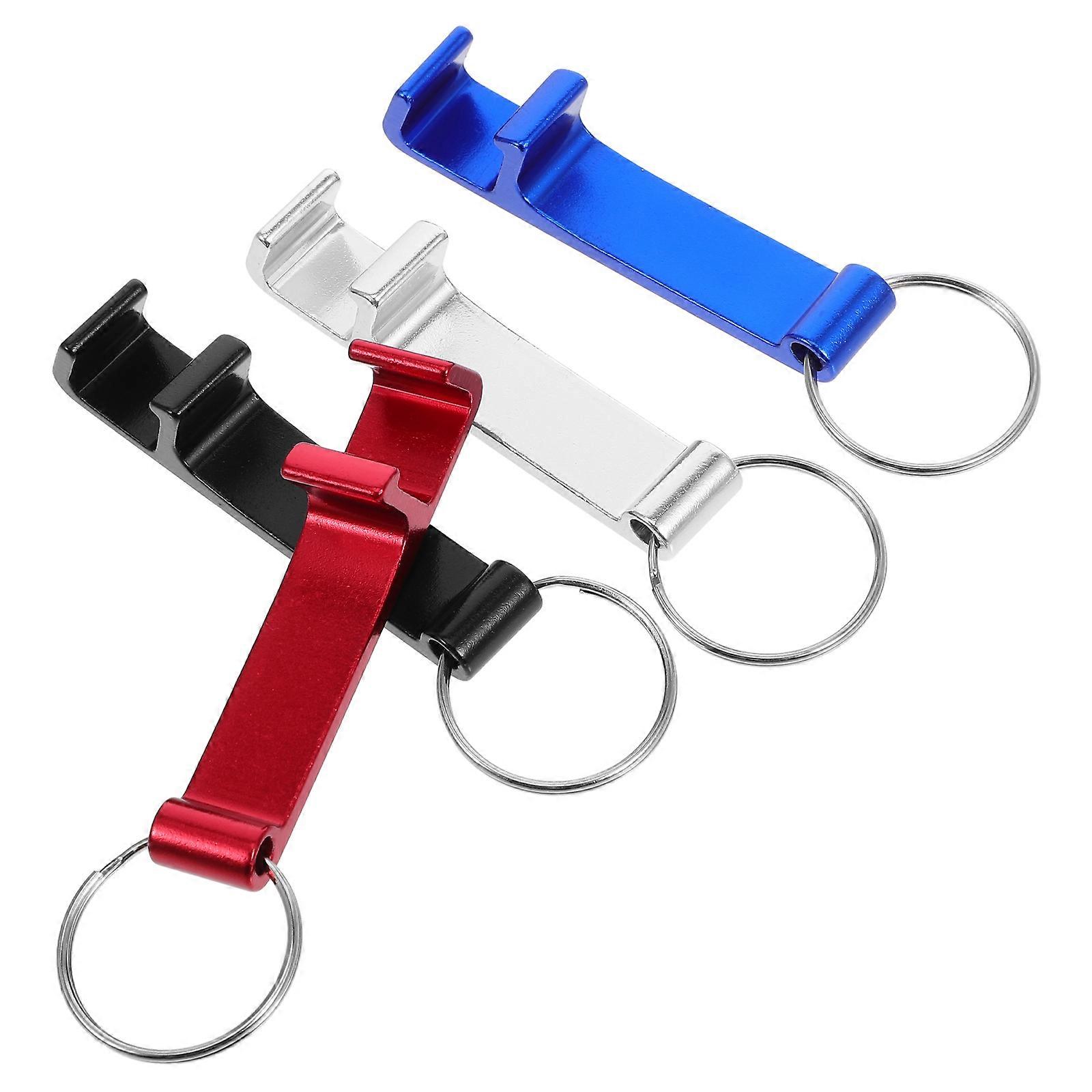 Aluminum Keychain Bottle Opener with Phone Stand, Compact Claw Keyring Tool for Parties, Weddings & Everyday Use