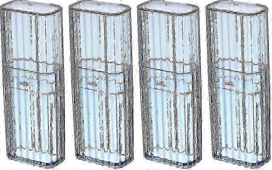 4 قطع حامل مسحة القطن للسفر مصغرة السفر مسحة حالة مسحة القطن مربع للمكياج الإسفنج مسحات القطن أزرق SZRH AJ