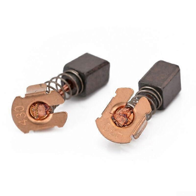Assured carbon brushes paired with protective covers and guards tailored for specific tool applications.