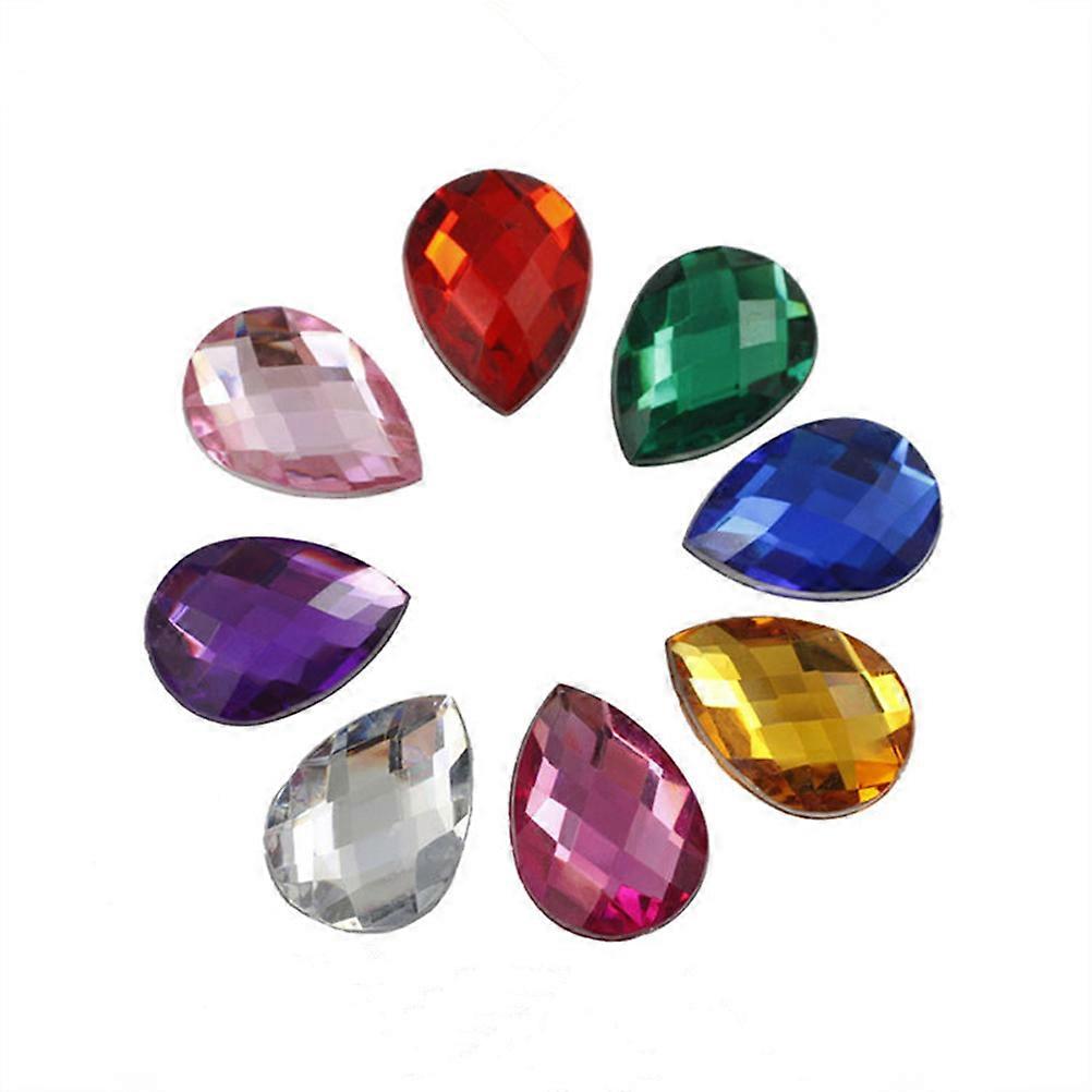 Cosplay Gems Jewels Acrylic Flatback Gems Embellishments For Christmas Ornaments Diy Crafts 300Pack