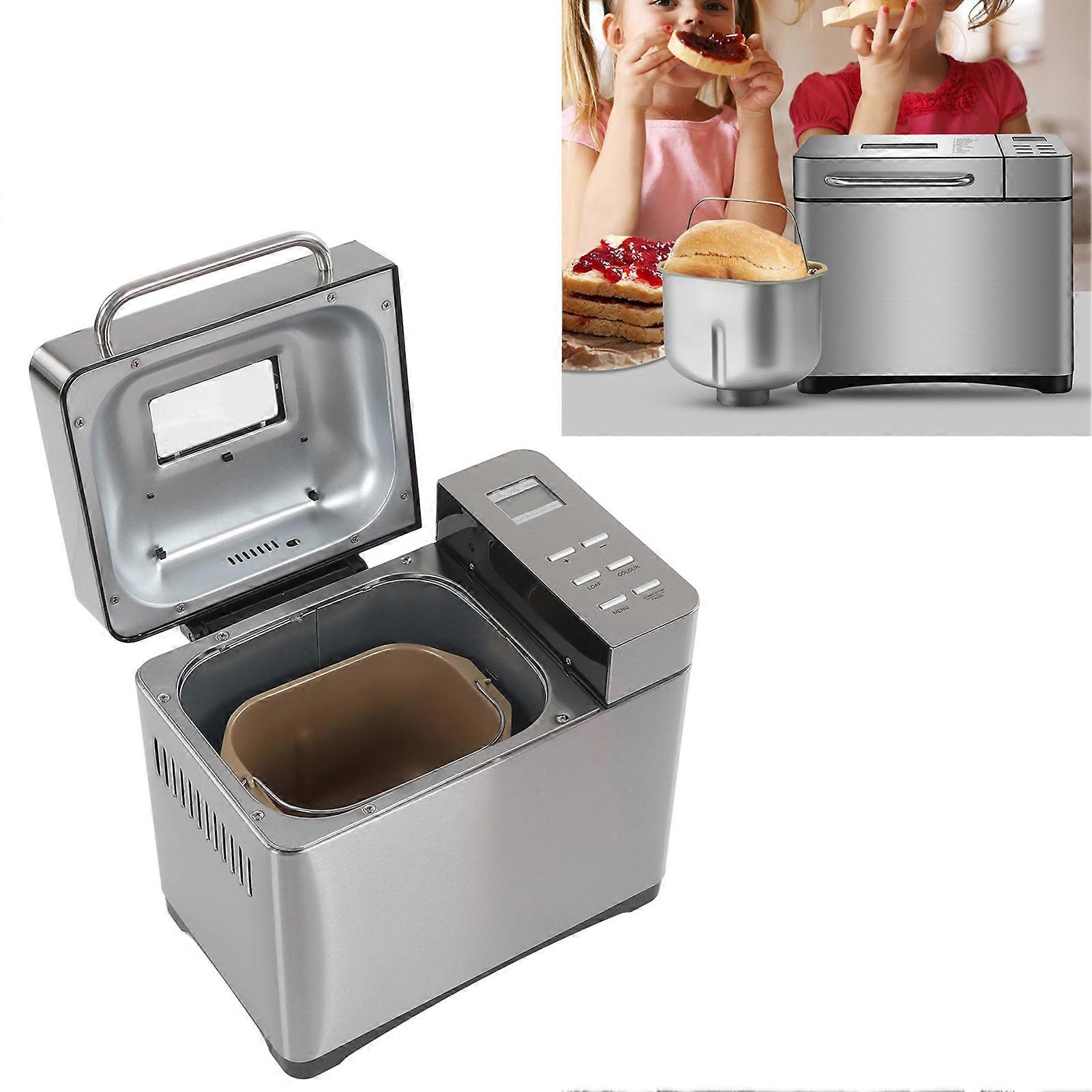 Bread Maker Machine Home 19 Settings Functions Dough Mixer Automatic Fruit Nut Dispenser 220‑240V UK Plug 