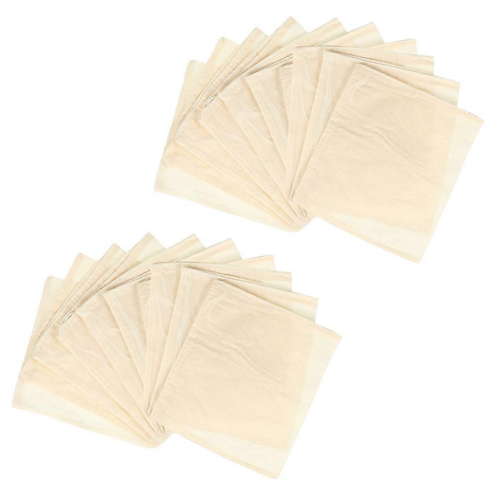 20Pcs Drawstring Tea Filter Bags Loose Leaf Infuser Bags Practical Tea Bags