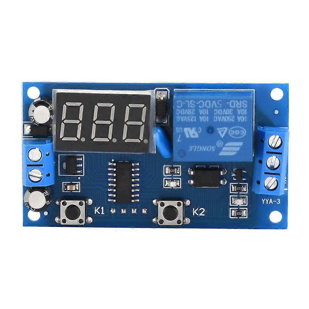 YYA-3 Cycle Delay Timer Relay Adjustable Time Control Switch LED Display  DC 5V