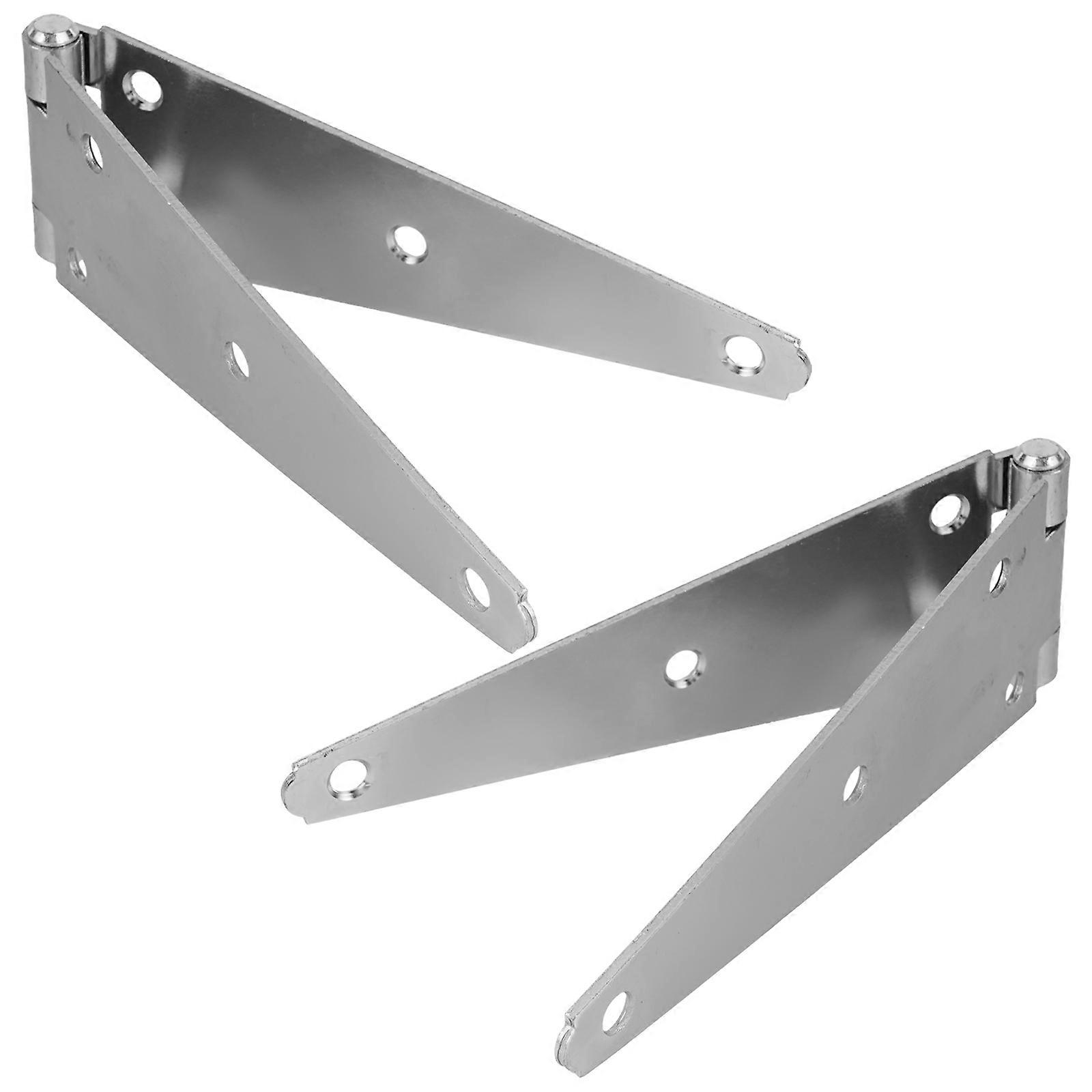 Strong Strap Hinge Heavy Duty Support Gate Hardware Galvanized Iron 2Pcs