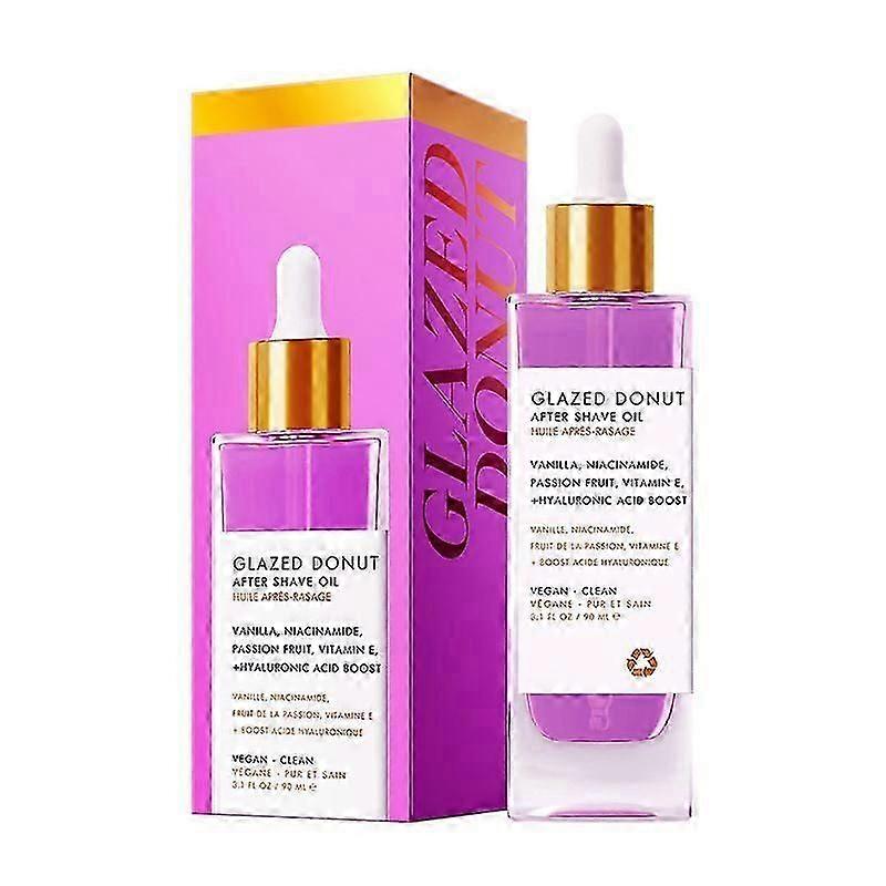 Glazed Donut Vanilla After Shave Oil - Hydrating Formula to Prevent Ingrown Hairs & Soothe Razor Burns