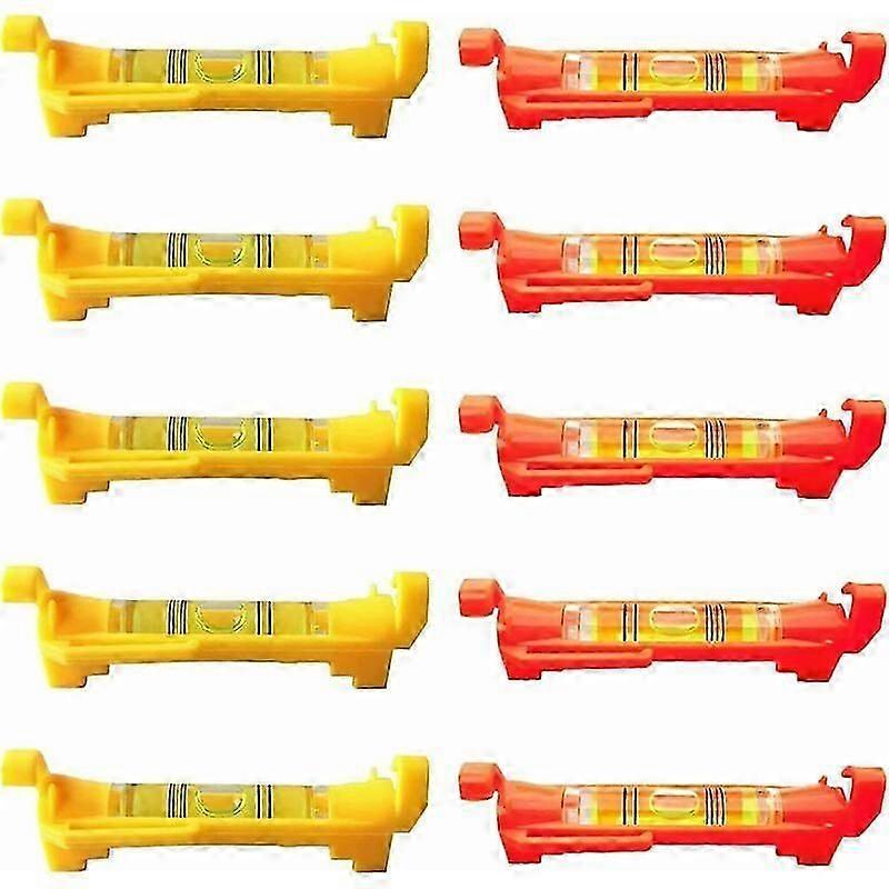 10 Pcs Mini Spirit Level, String Level, Tile Level, Mason Cord,