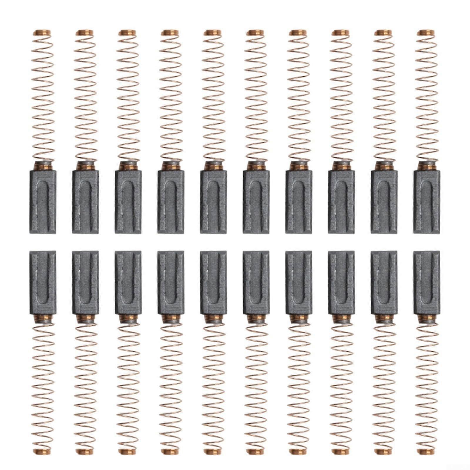 Carbon Brush Sets for Triac S/PID Machines, 10 Units, High-Performance, Durable Material, Compatible with Various Models