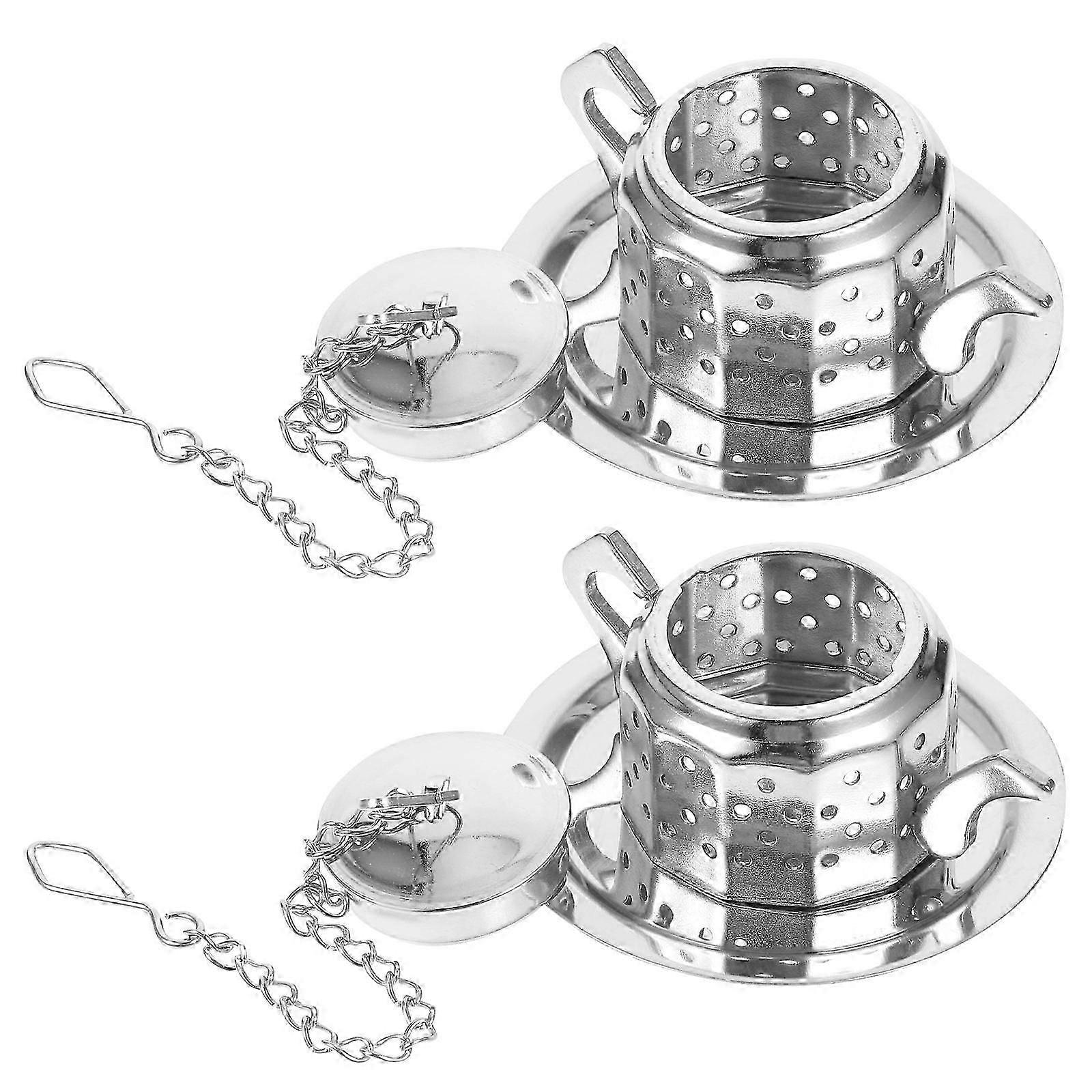 Tea Infuser Steeper with Long Chain for Easy Handling and Brewing
