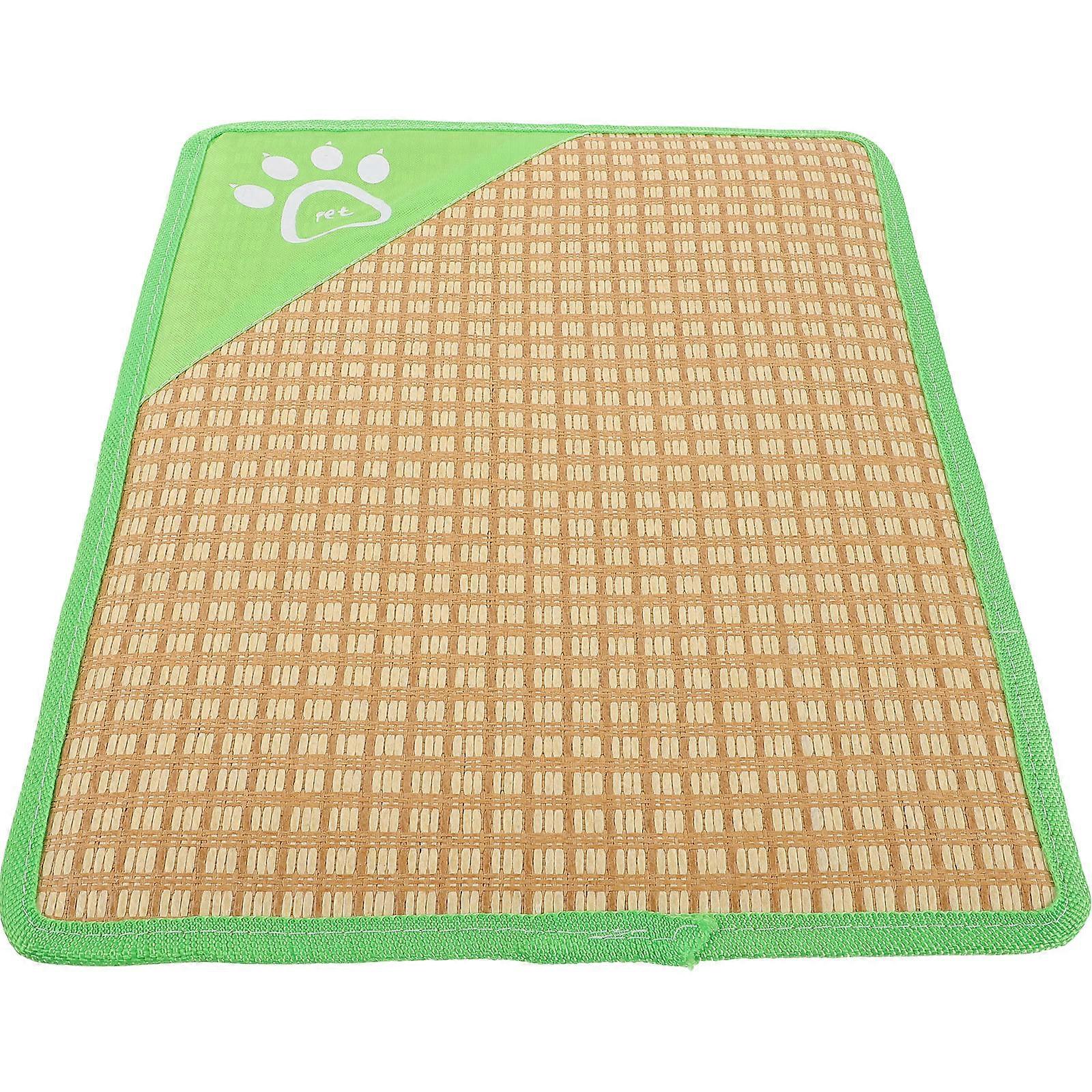 Cooling Pad for Summer Use and Sponge Material Green Color Lightweight and Portable